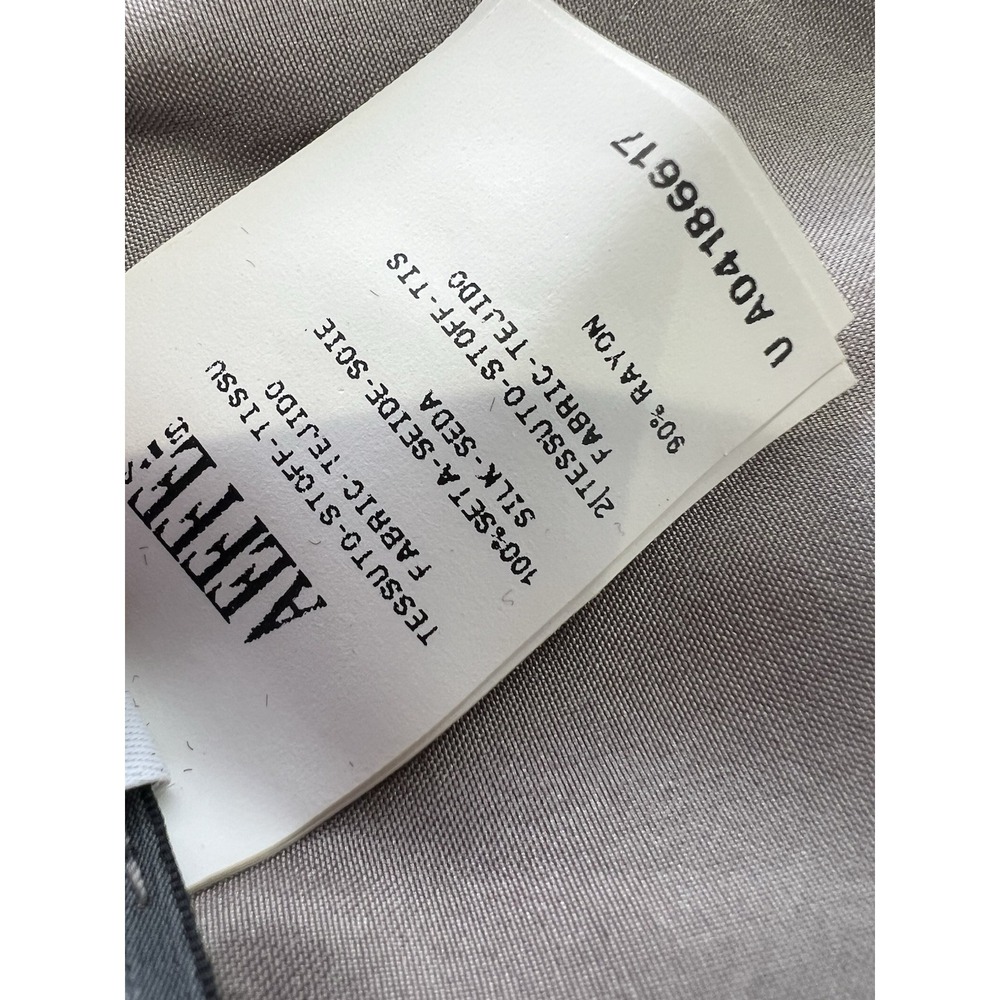 ALBERTA FERRETTI NWT $2K DRESS LACE SILK GRAY STRAPLESS MINI SHEATH SASH 38 2 - Picture 11 of 15